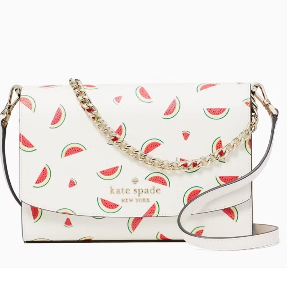 Kate Spade Carson Convertible Watermelon Party Crossbody NWT 🍉 - Picture 6 of 15